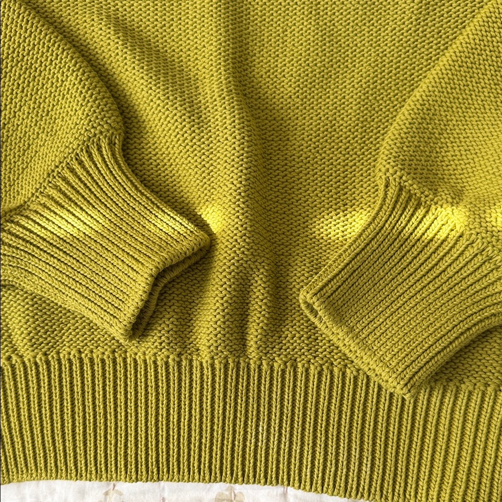 Lola Women's Lime Crew Neck Sweater - Picture 3 of 5